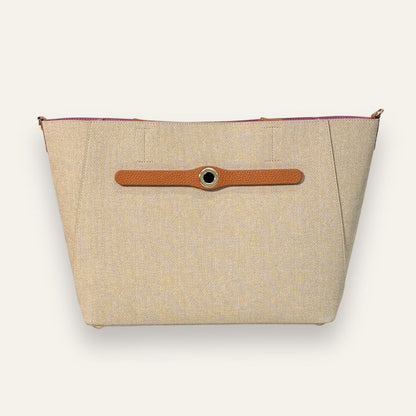 Preloved Sarah Tote | Sand Tan with Gold hardware