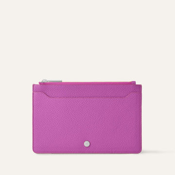 Voyager Pouch | Purple Rose with Silver hardware