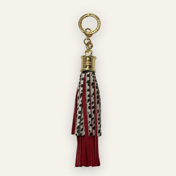 Fringe Charm | Dalmatian with Gold hardware