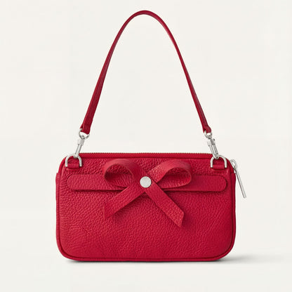 Complimentary Bag | Red Exotic Pillarbox Red with Silver hardware