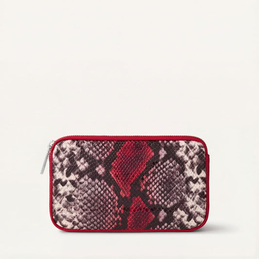 Complimentary Bag | Red Exotic Pillarbox Red with Silver hardware