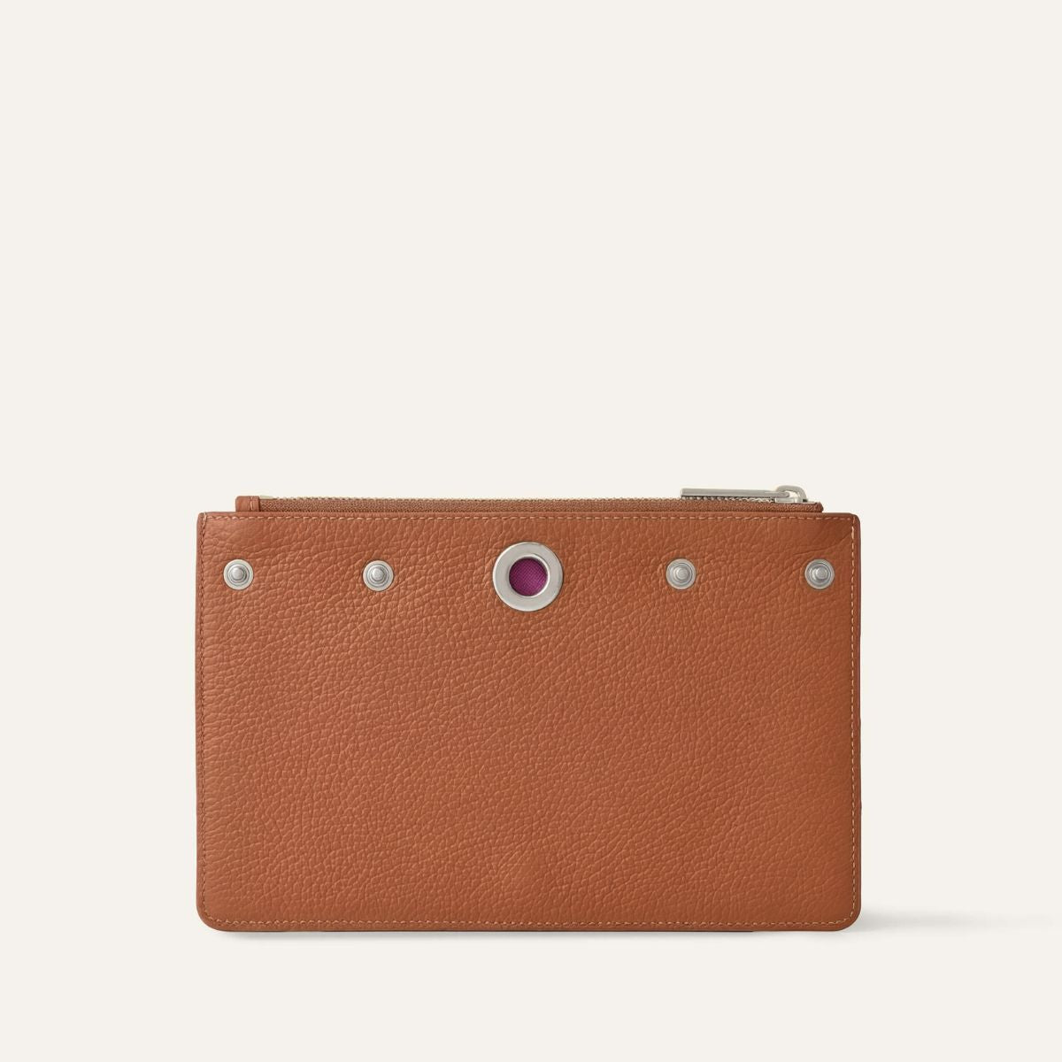 Voyager Pouch | Sand Tan with Silver hardware