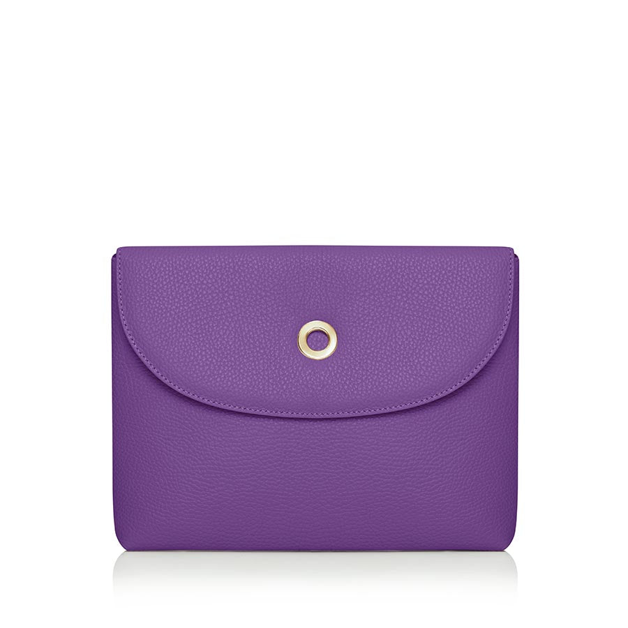 Jasmine Purple Sarah Haran Jasmine Crossbody with Gold hardware front 1 | RO6-G