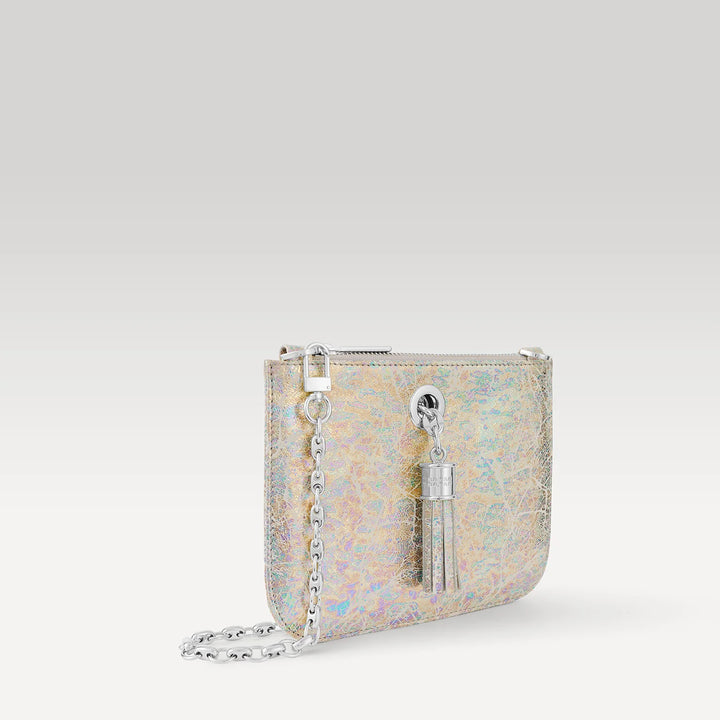 Lily Mini Bag - Textured-Handbag-Sarah Haran Accessories-Silver-White Cosmic-Sarah Haran Accessories