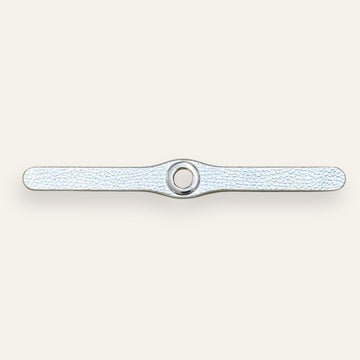 Deco Classic | Shimmer Metallic Silver with Silver hardware