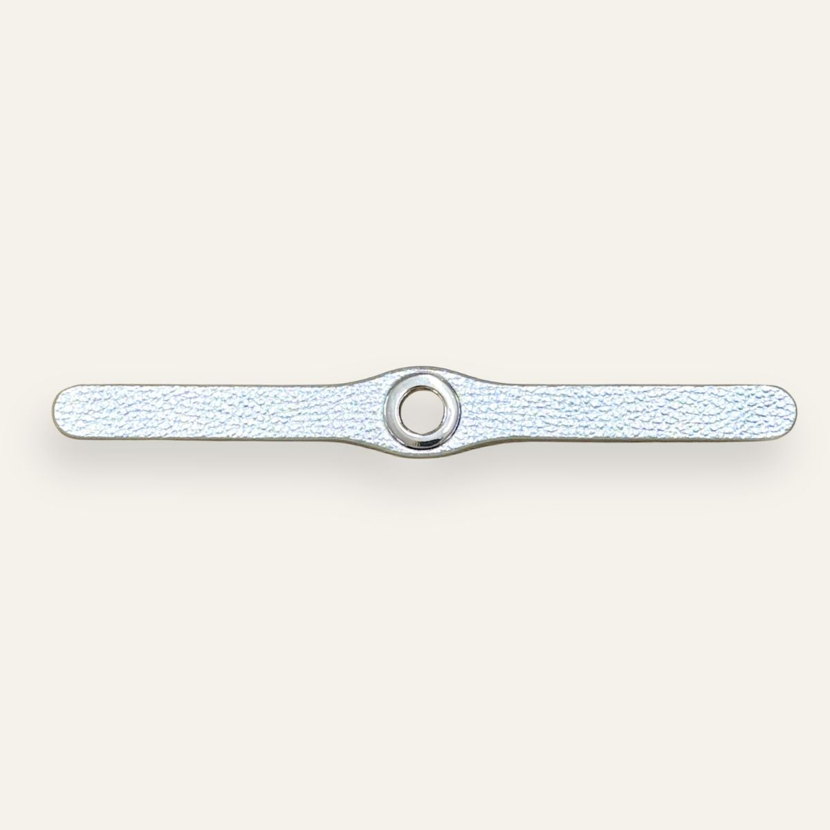 Deco Classic | Shimmer Metallic Silver with Silver hardware