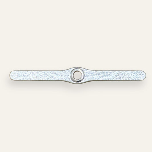 Deco Classic | Shimmer Metallic Silver with Silver hardware
