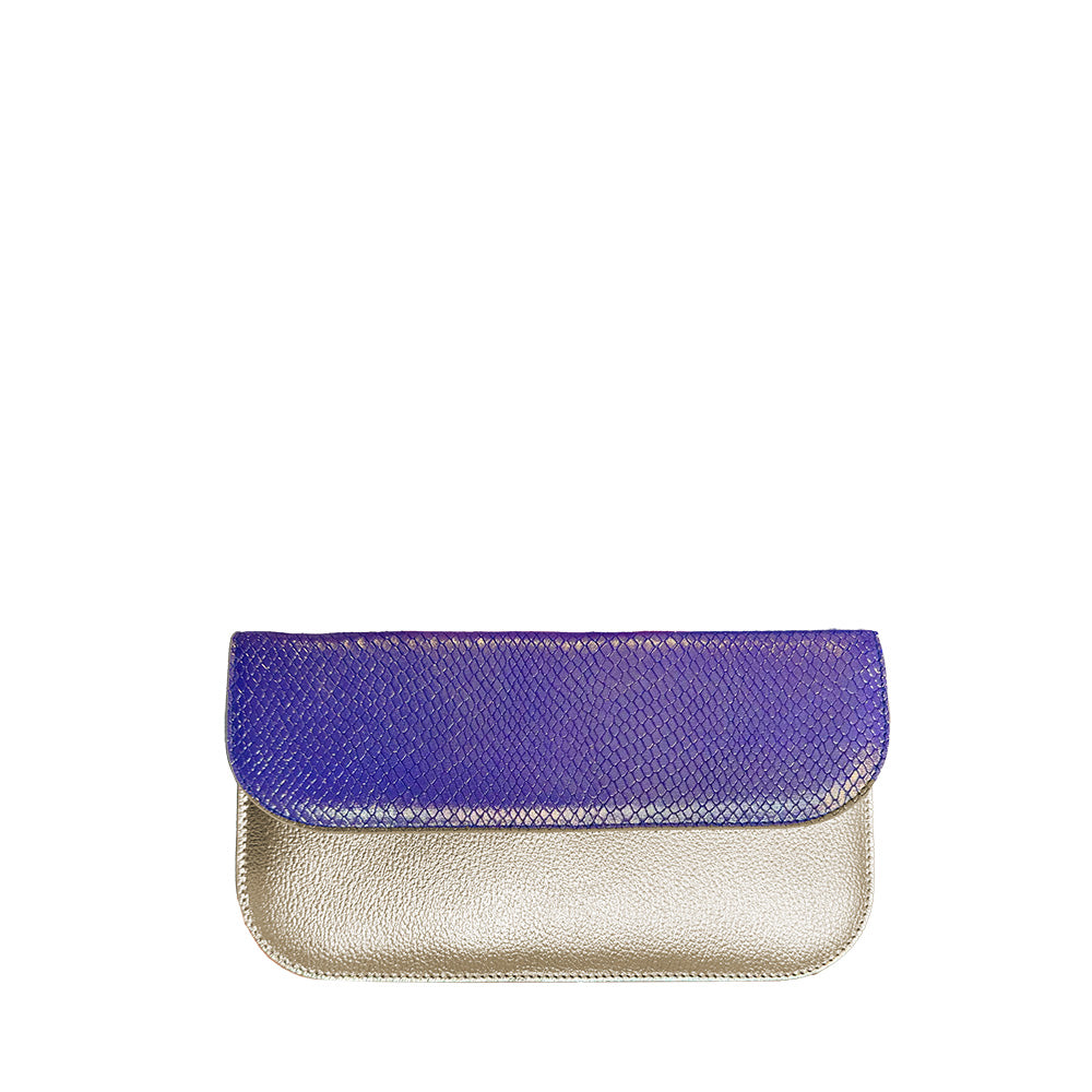 Violet Envelope Clutch - Textured - Sale