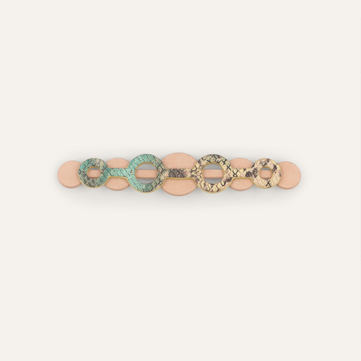 Deco Duo Mini | Serpentina with Gold hardware