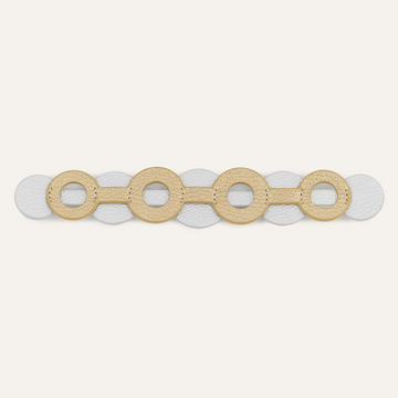 Deco Duo Classic | Shimmer Metallic Gold Soft Metallic Silver with Silver hardware