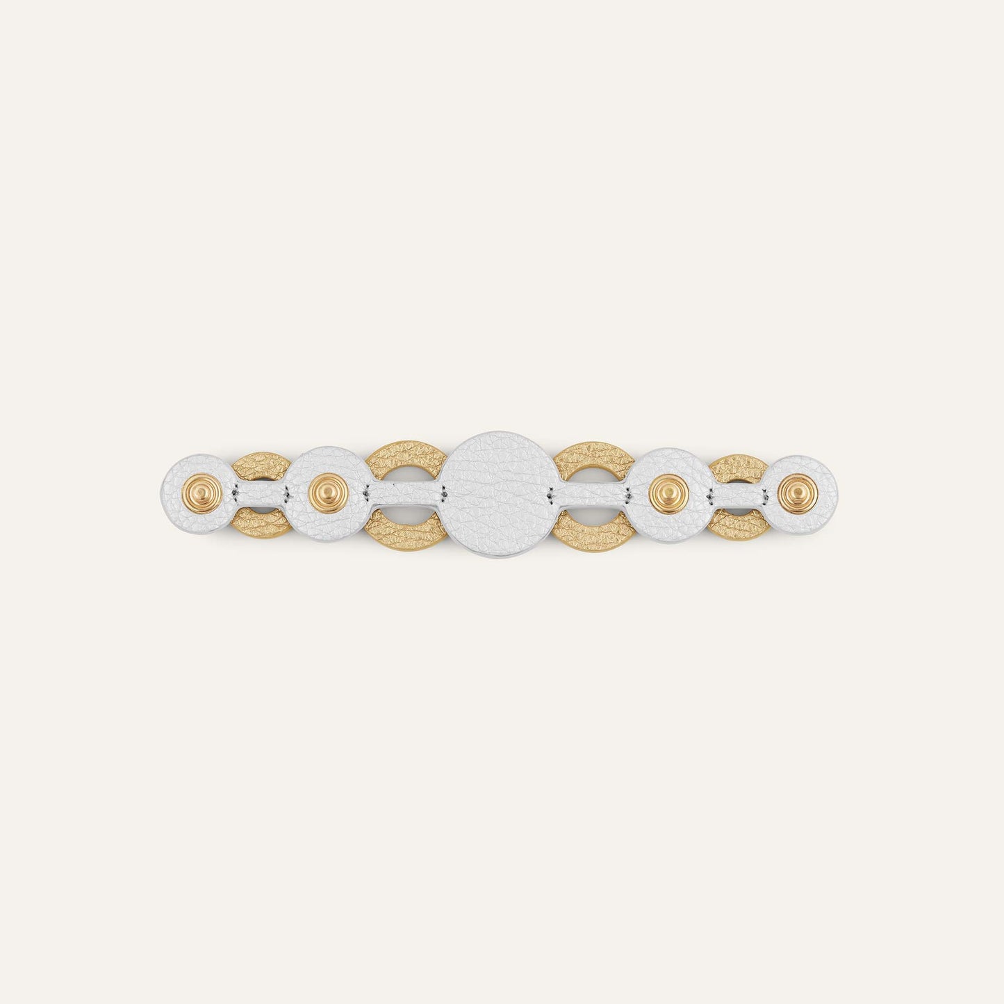 Deco Duo Mini | Shimmer Metallic Gold Soft Metallic Silver with Gold hardware
