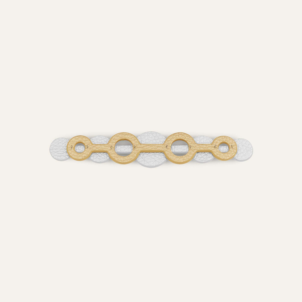 Deco Duo Mini | Shimmer Metallic Gold Soft Metallic Silver with Gold hardware