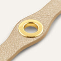 Deco Mini | Shimmer Metallic Gold with Gold hardware
