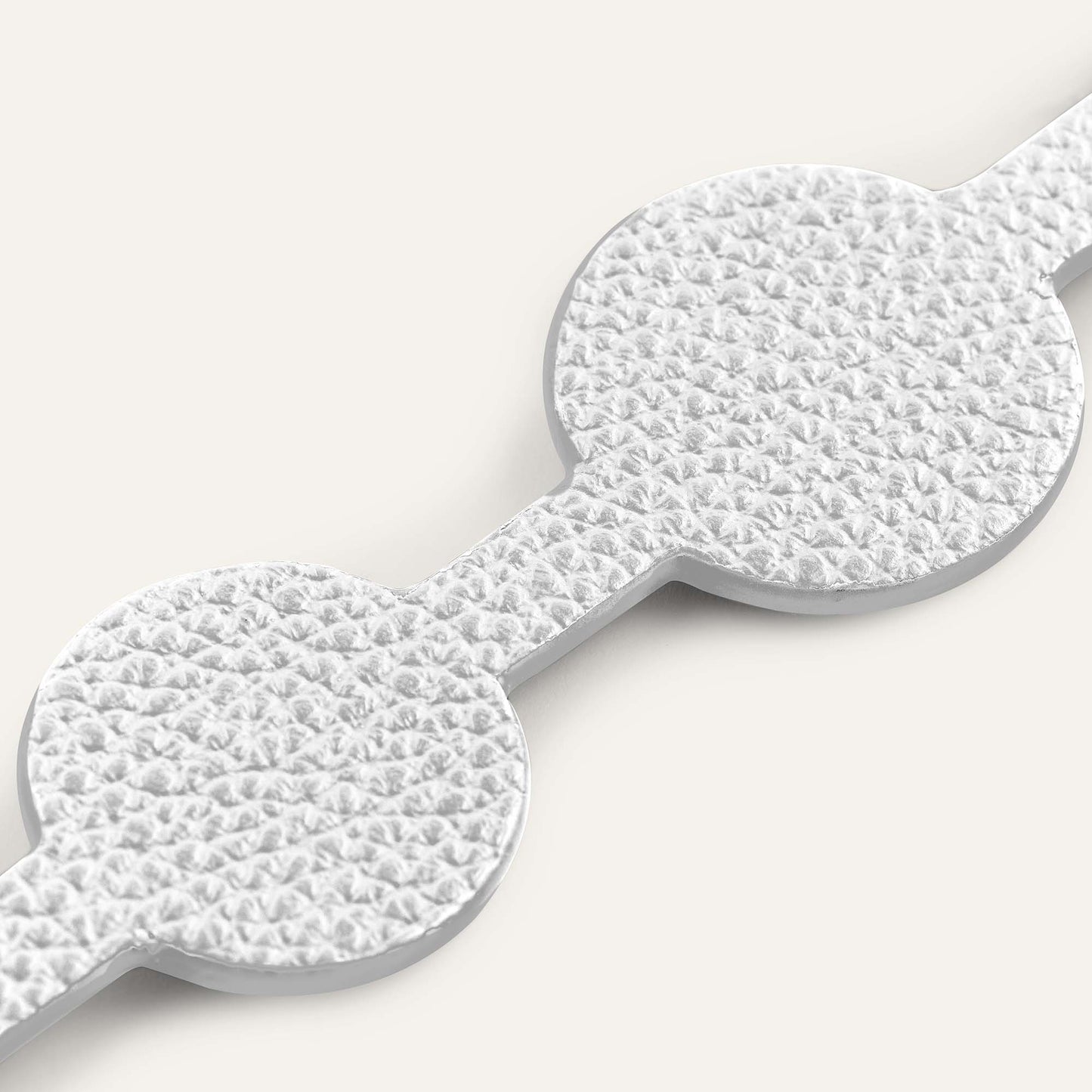 Deco Solo Classic | Shimmer Metallic Silver with Silver hardware