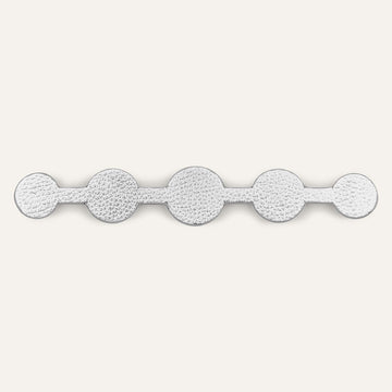 Deco Solo Classic | Shimmer Metallic Silver with Silver hardware