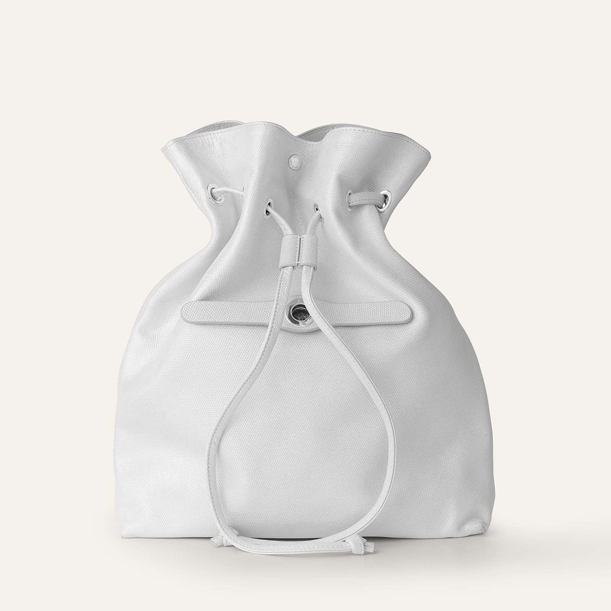 SHo Bag | Silver Hex with Silver hardware