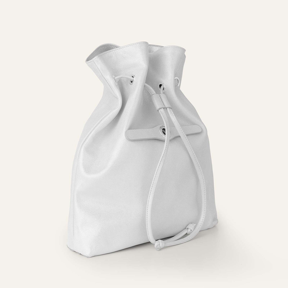 SHo Bag | Silver Hex with Silver hardware