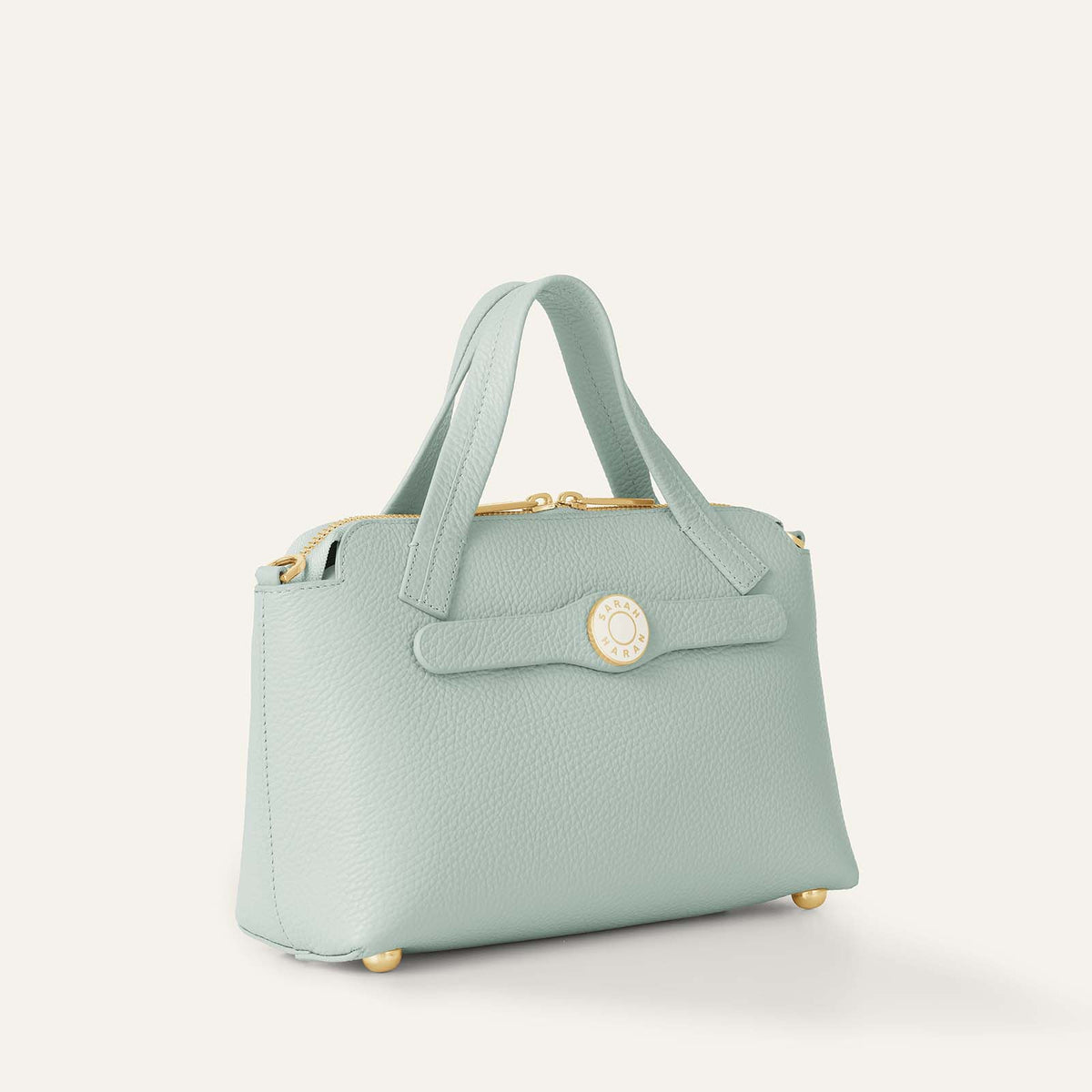 Mini J | Spearmint with Gold hardware