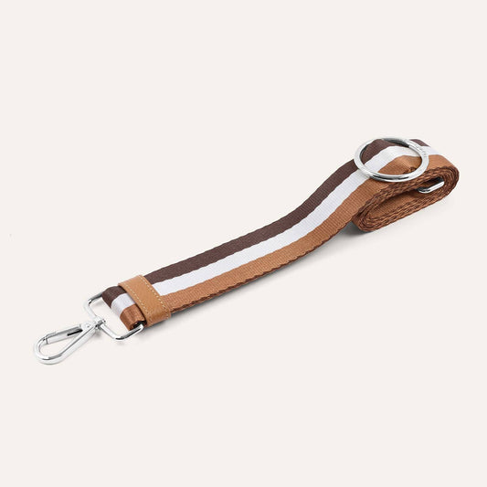 River Strap | Tan Mix with Silver hardware