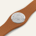 Deco Logo Mini | Tan with Silver hardware