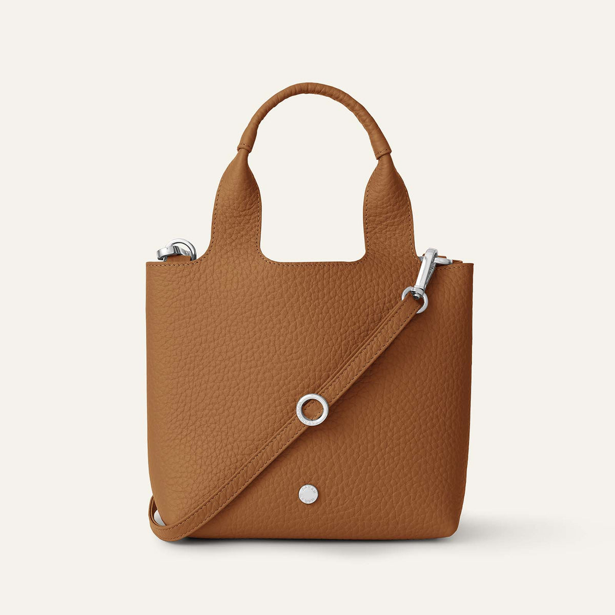 Tansy Mini | Tan with Silver hardware