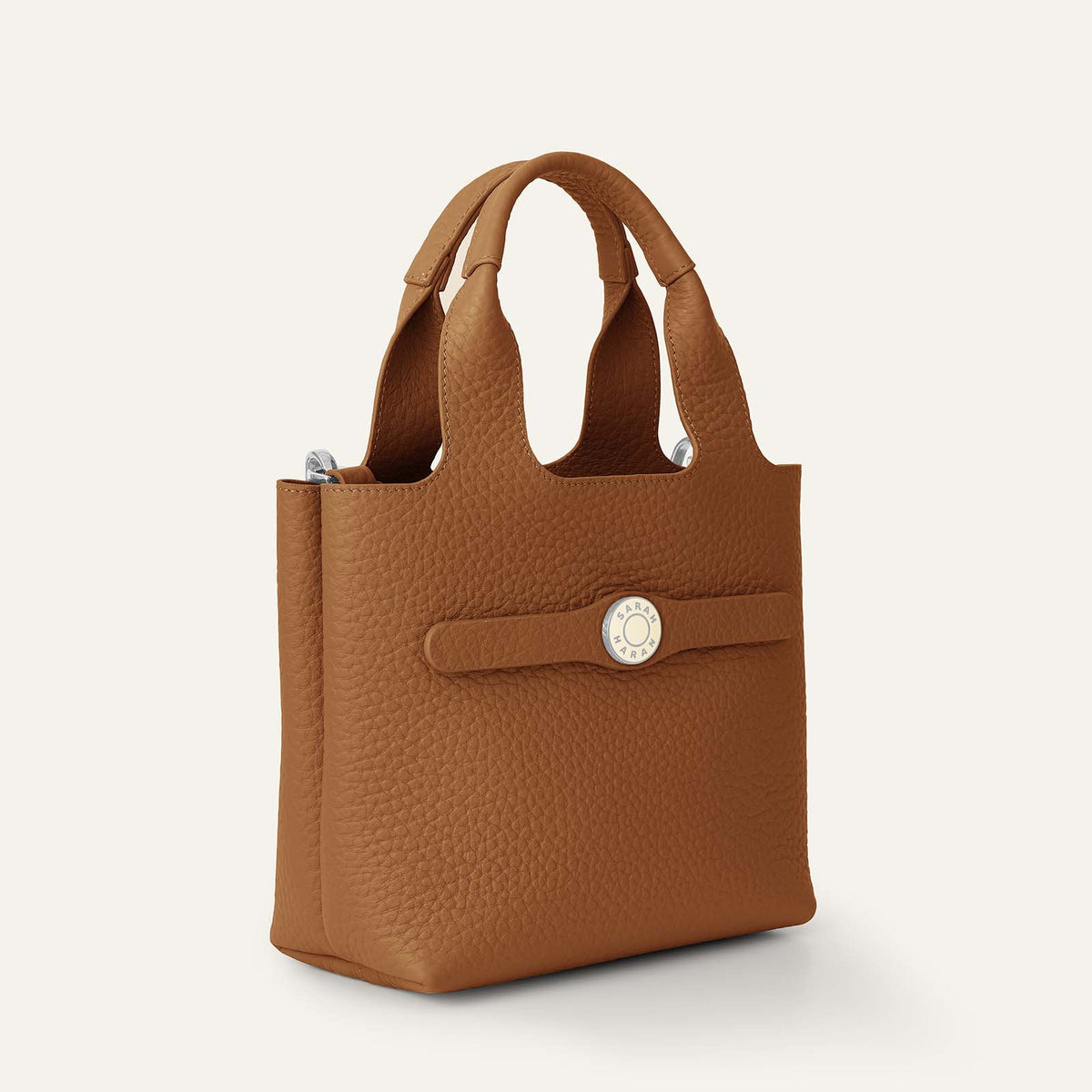 Tansy Mini | Tan with Silver hardware