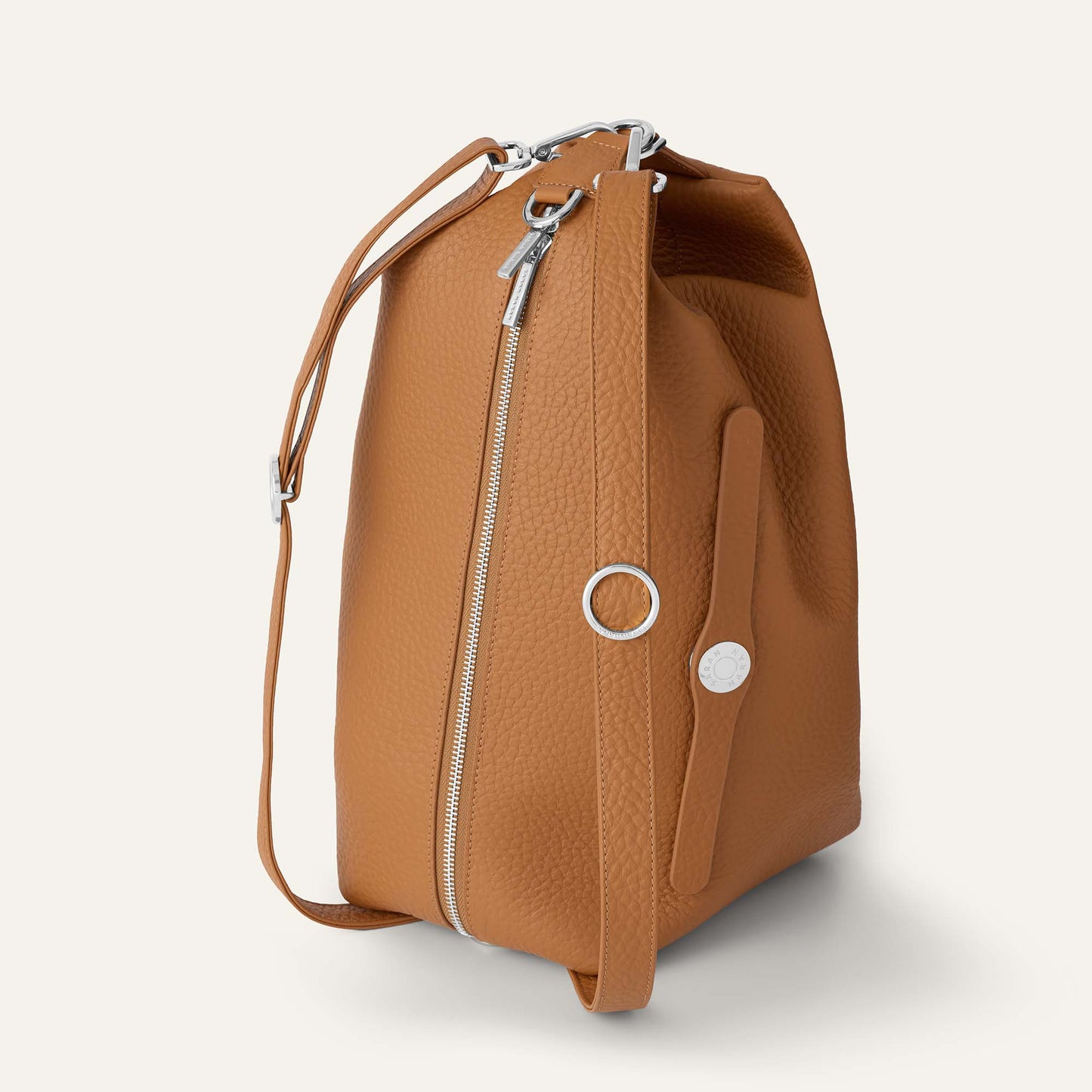 Lotus | Tan with Silver hardware