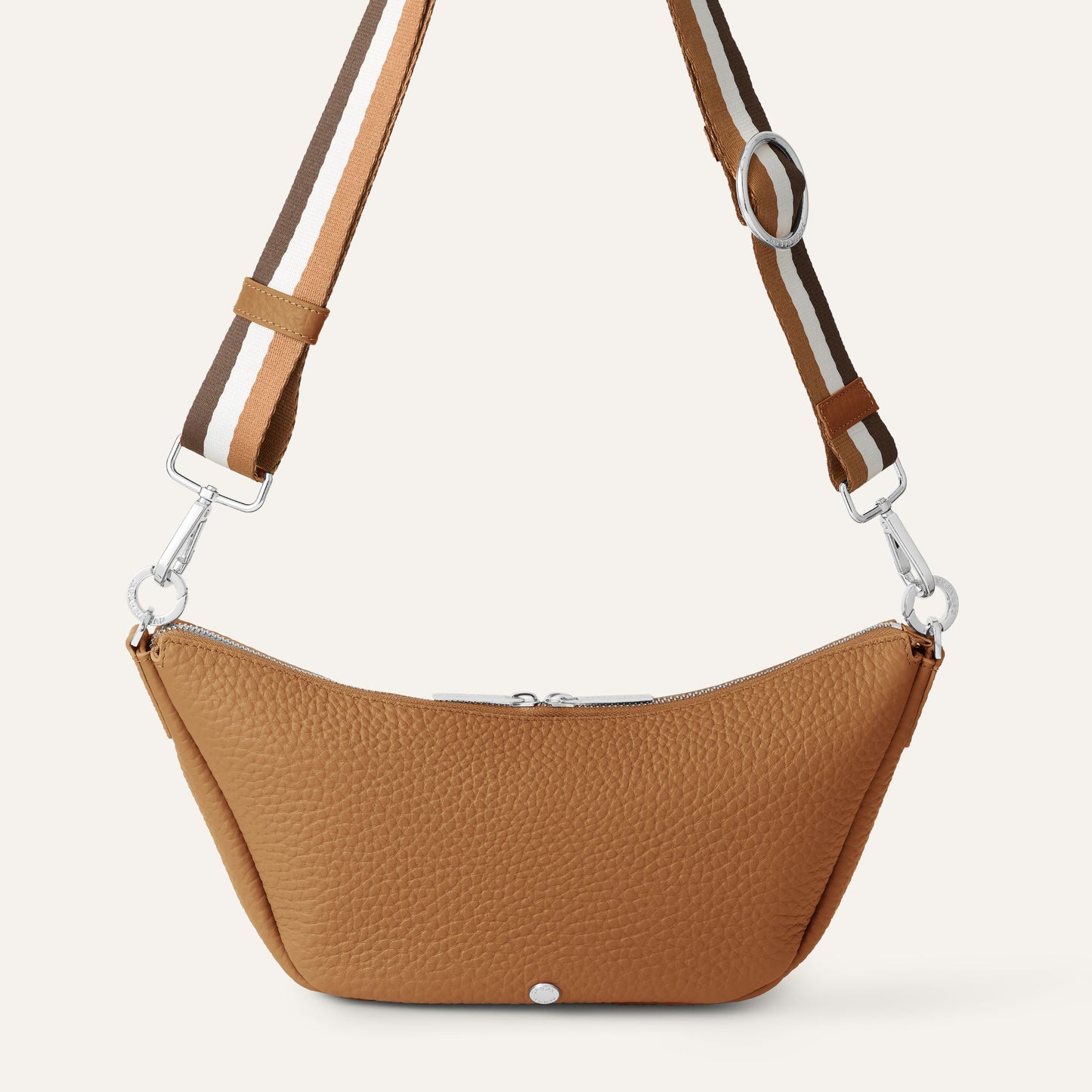 Tansy Sling | Tan with Silver hardware