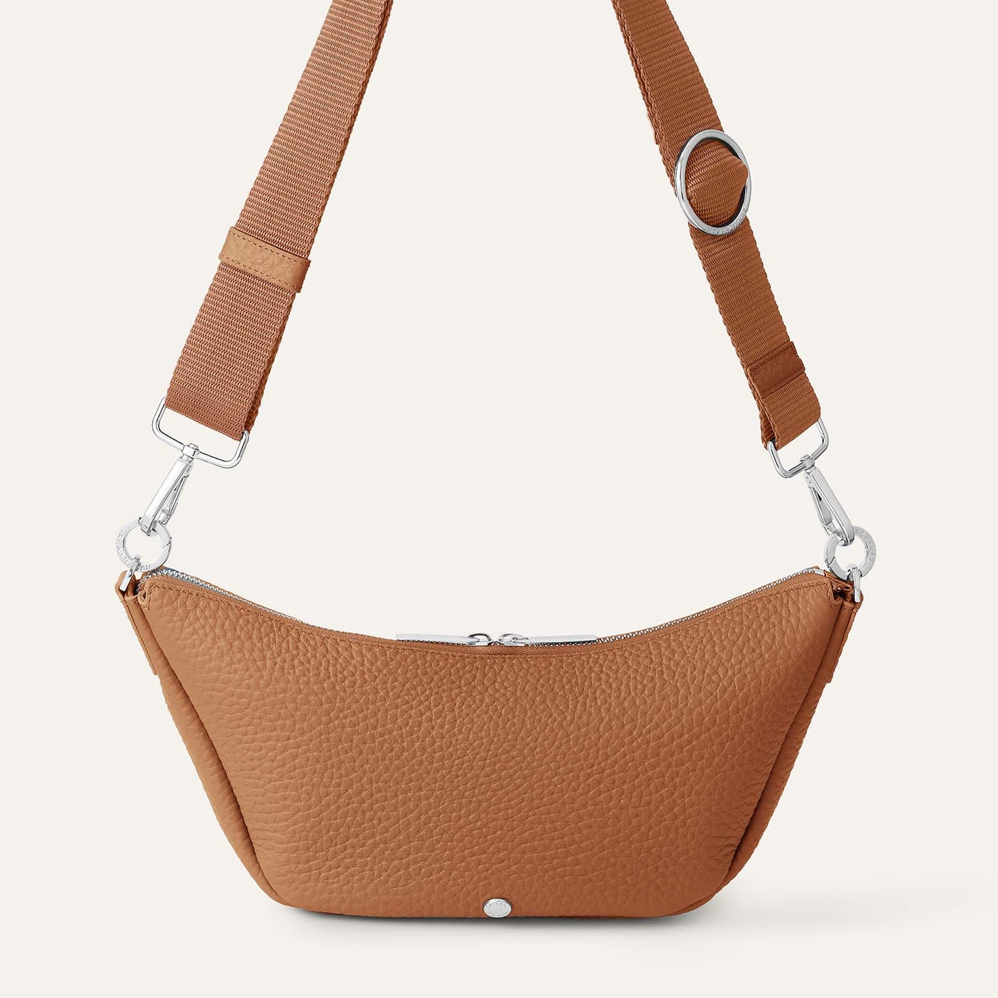 Tansy Sling | Tan with Silver hardware