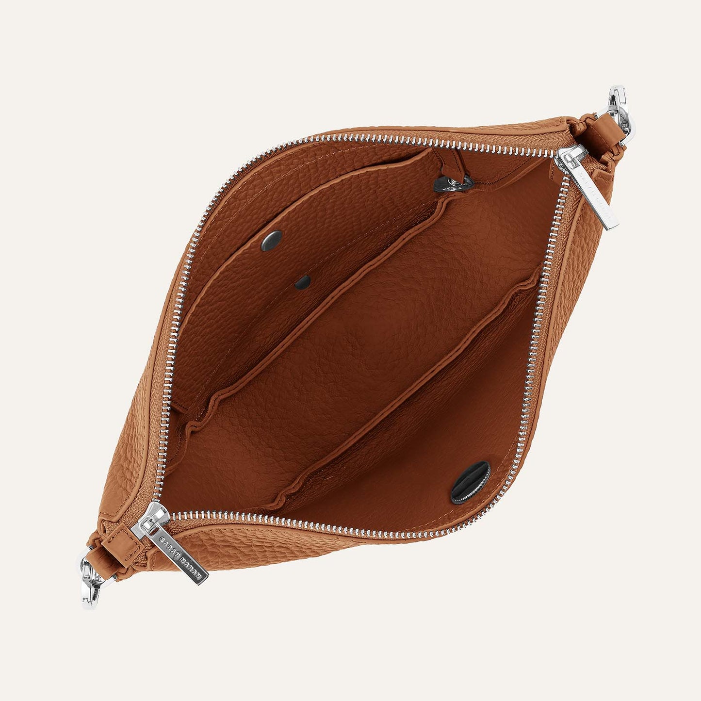 Tansy Sling | Tan with Silver hardware