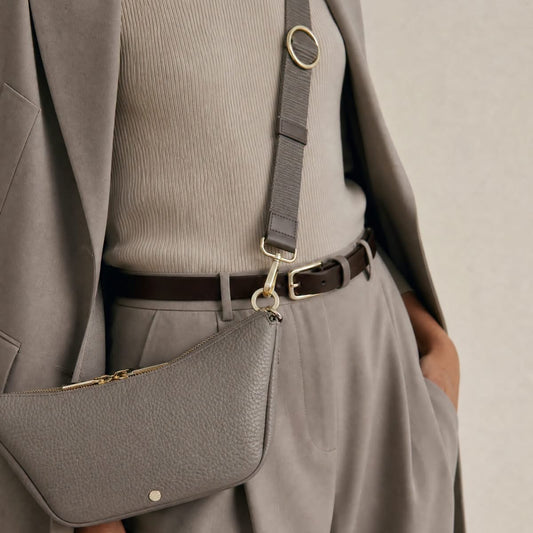 Tansy Sling | Nude with Gold hardware