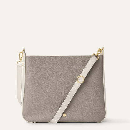 Tansy Hobo | Taupe Porcelain with Gold hardware