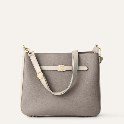 Tansy Hobo | Taupe Porcelain with Gold hardware