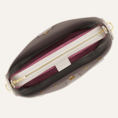 Tansy Hobo | Taupe Porcelain with Gold hardware