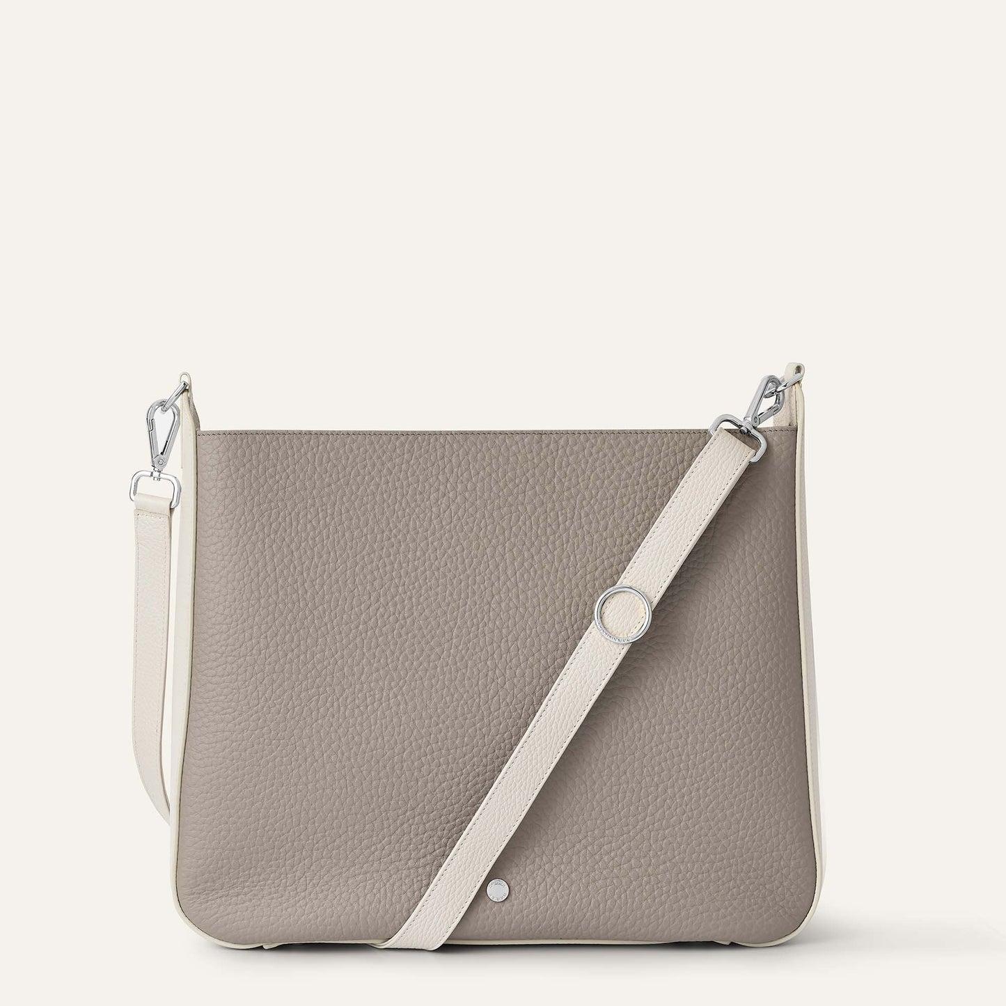 Tansy Hobo | Taupe Porcelain with Silver hardware