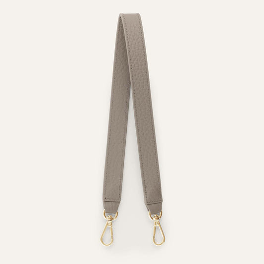 Grabette Handle | Taupe Bicouture with Gold hardware