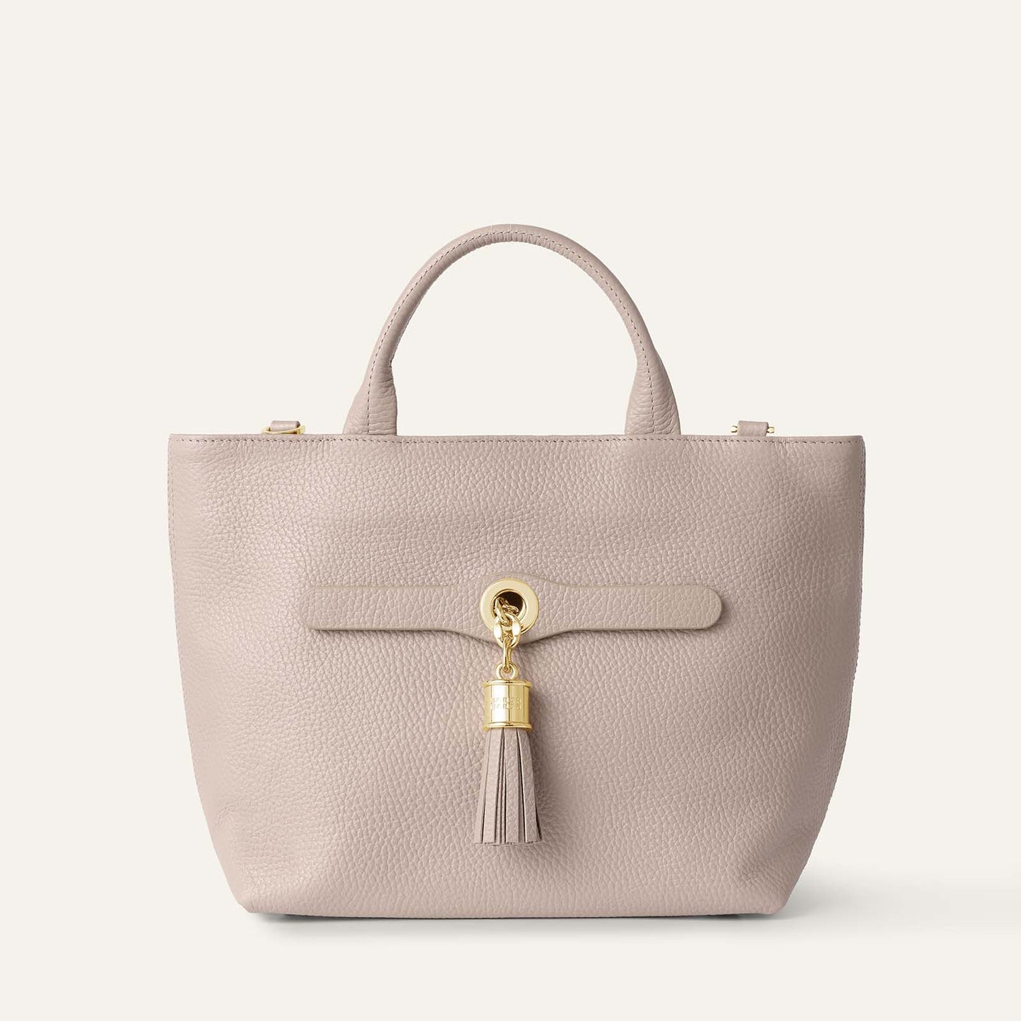 Dahlia Mini Tote | Taupe with Gold hardware