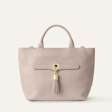 Dahlia Mini Tote | Taupe with Gold hardware
