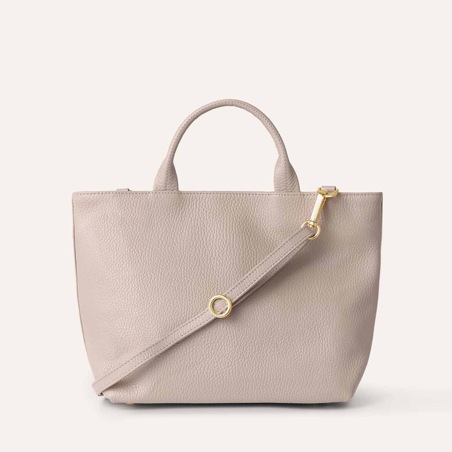 Dahlia Mini Tote | Taupe with Gold hardware