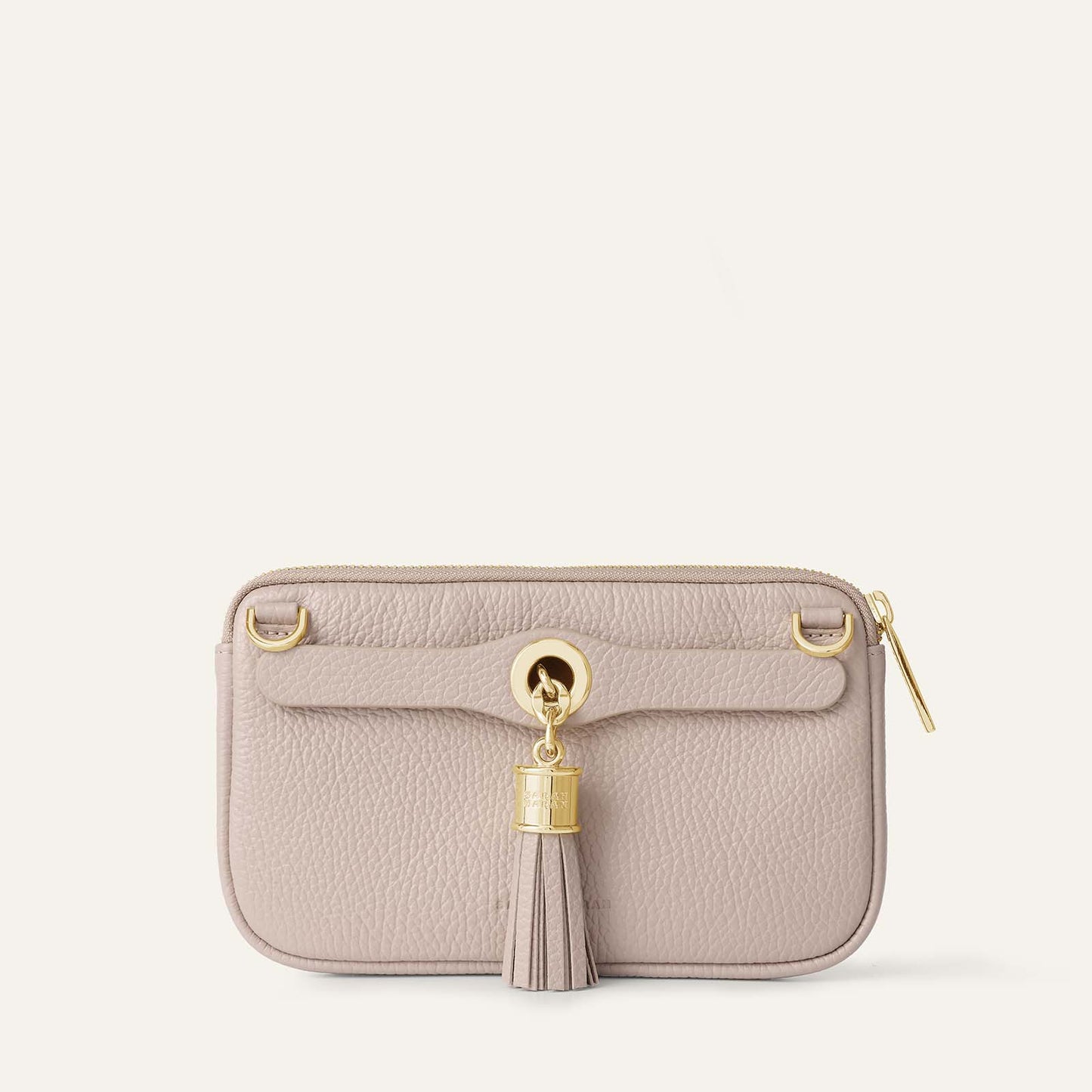 Dahlia Mini Tote | Taupe with Gold hardware