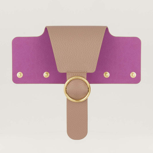 Ring Flap Classic | Taupe with Gold hardware