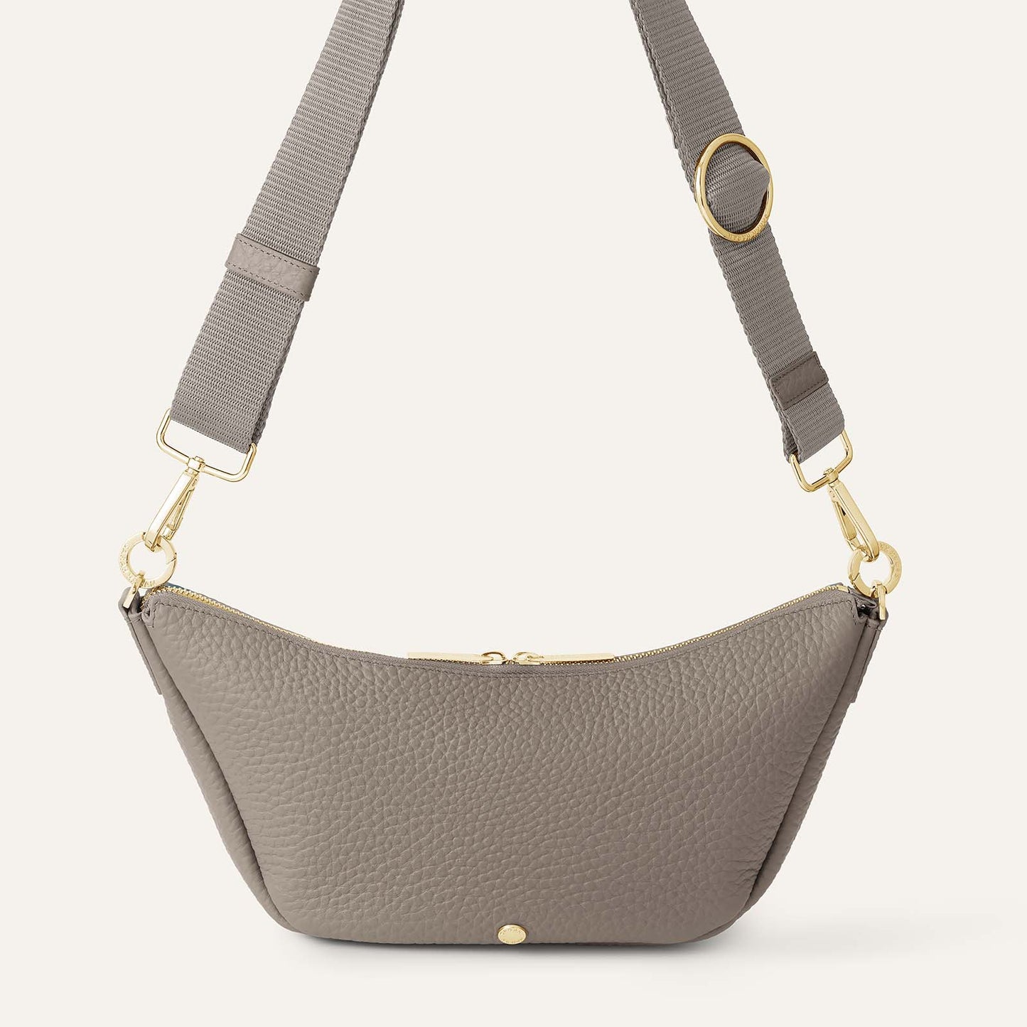 Tansy Sling | Taupe with Gold hardware