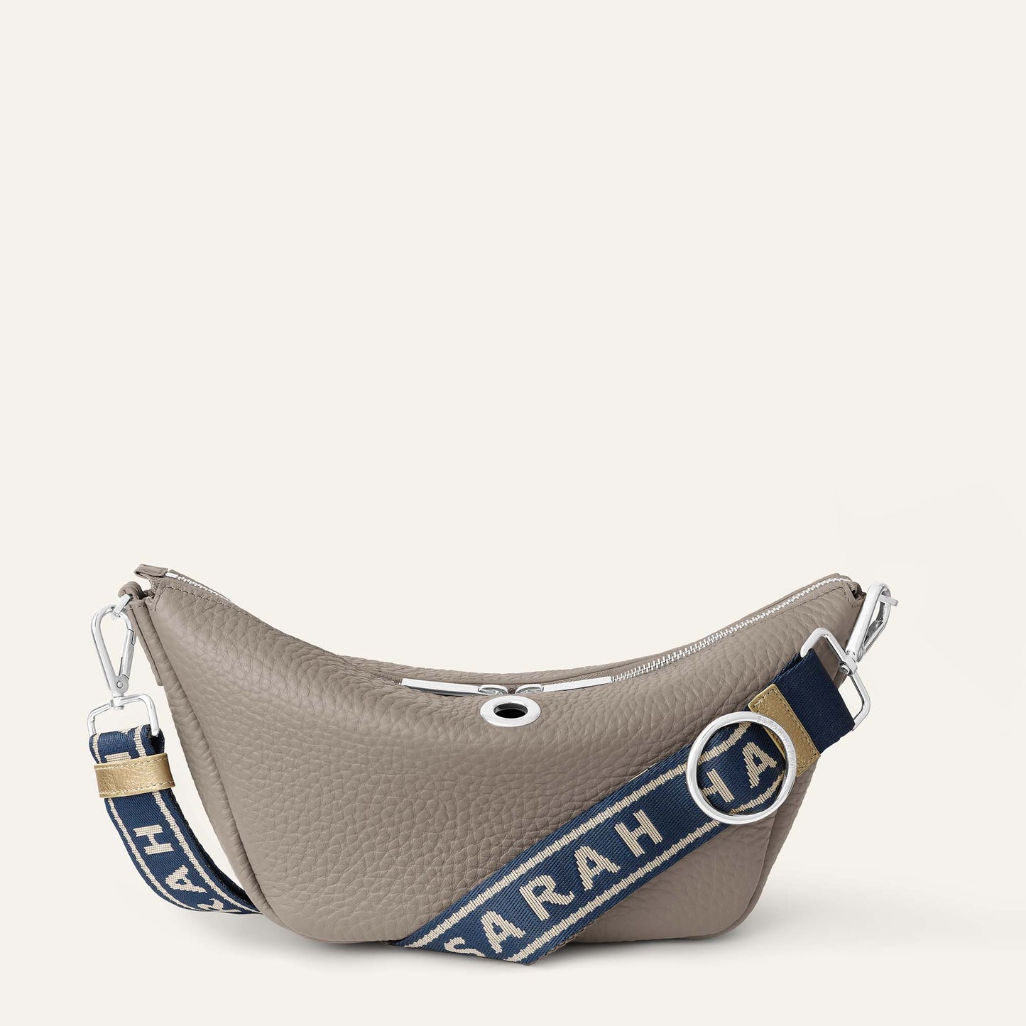 Tansy Sling | Taupe with Silver hardware