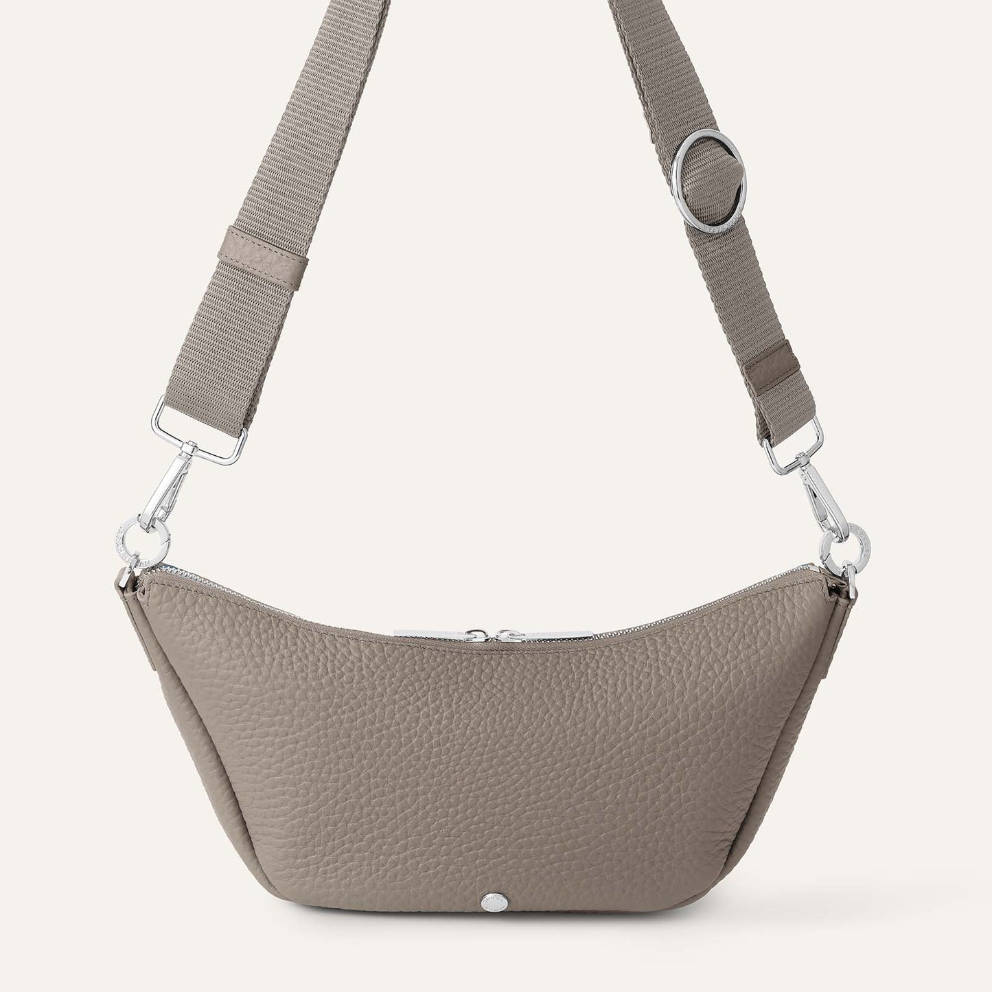 Tansy Sling | Taupe with Silver hardware