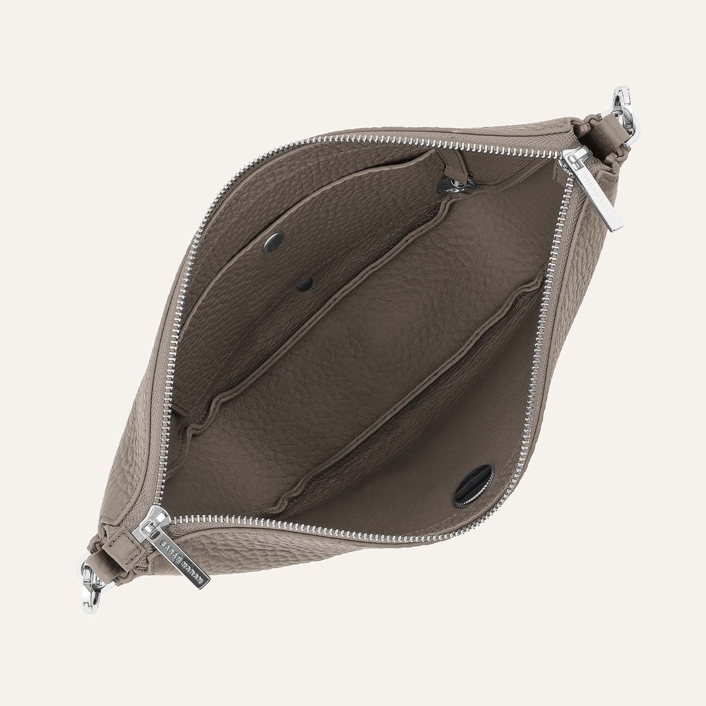 Tansy Sling | Taupe with Silver hardware