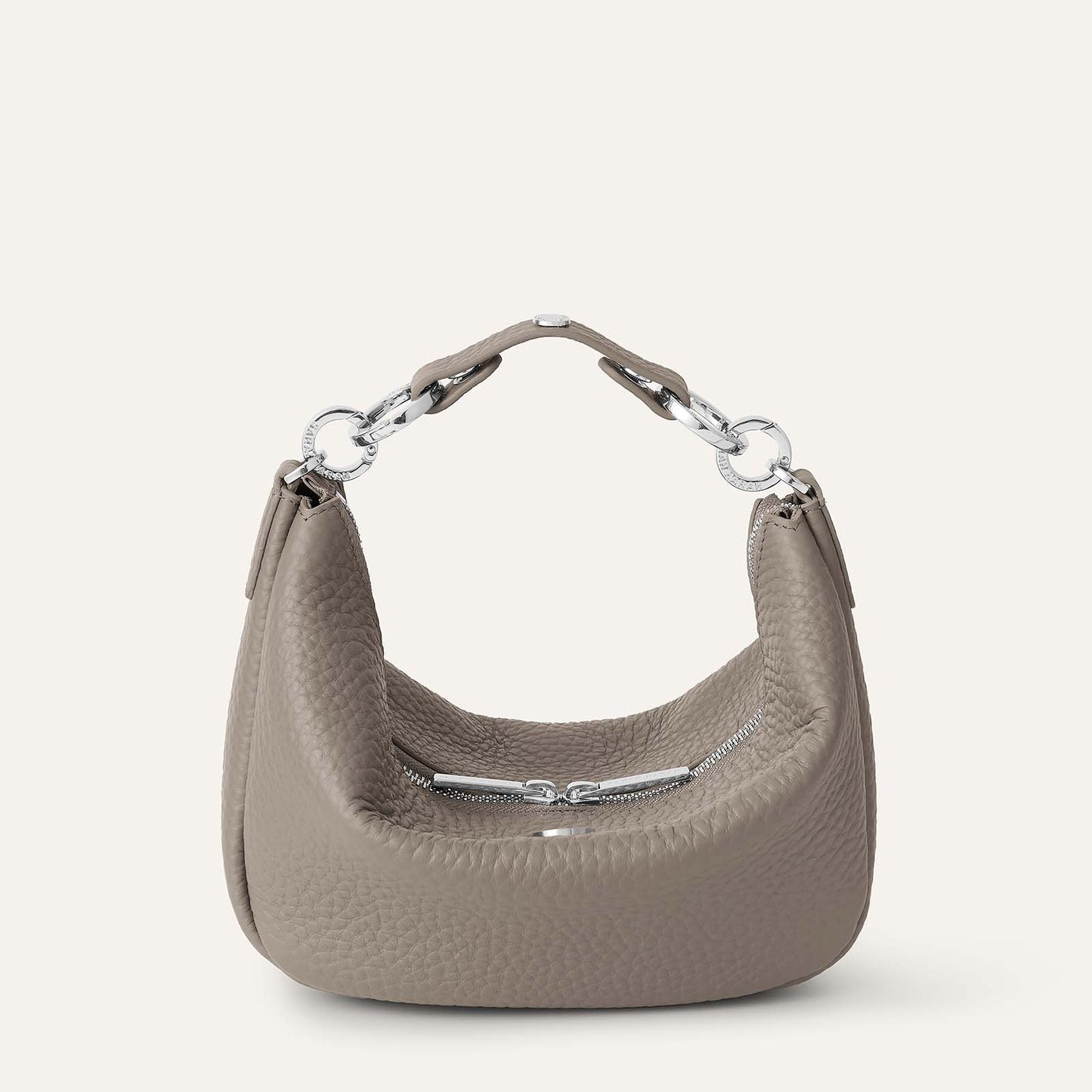 Tansy Sling | Taupe with Silver hardware