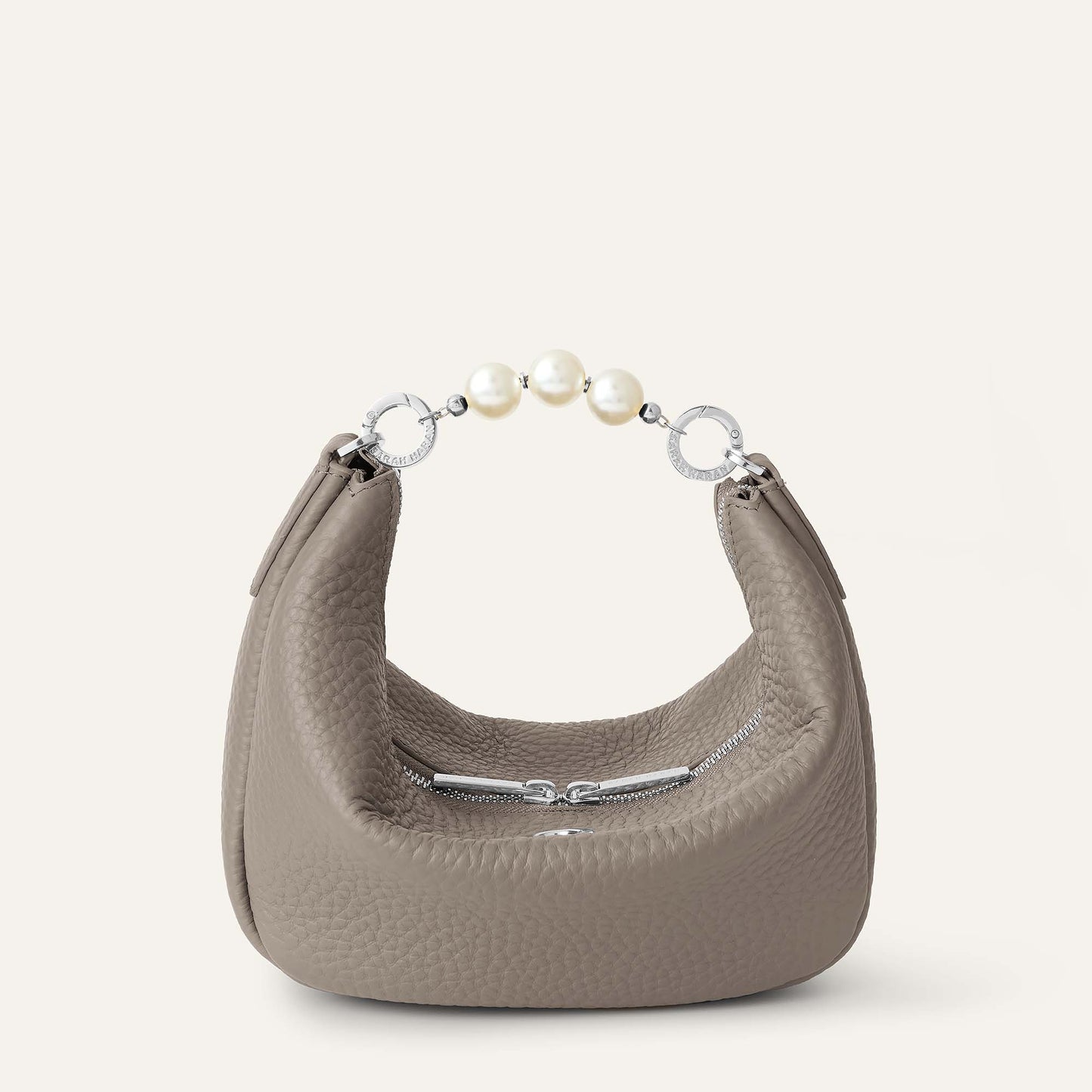 Tansy Sling | Taupe with Silver hardware