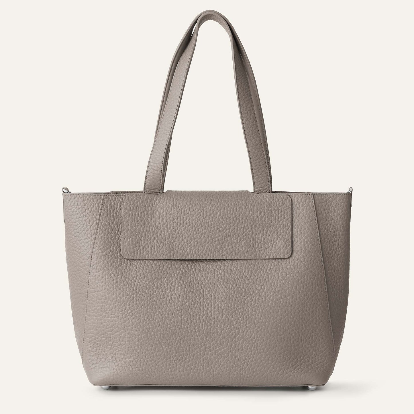 Tansy Tote | Taupe with Silver hardware