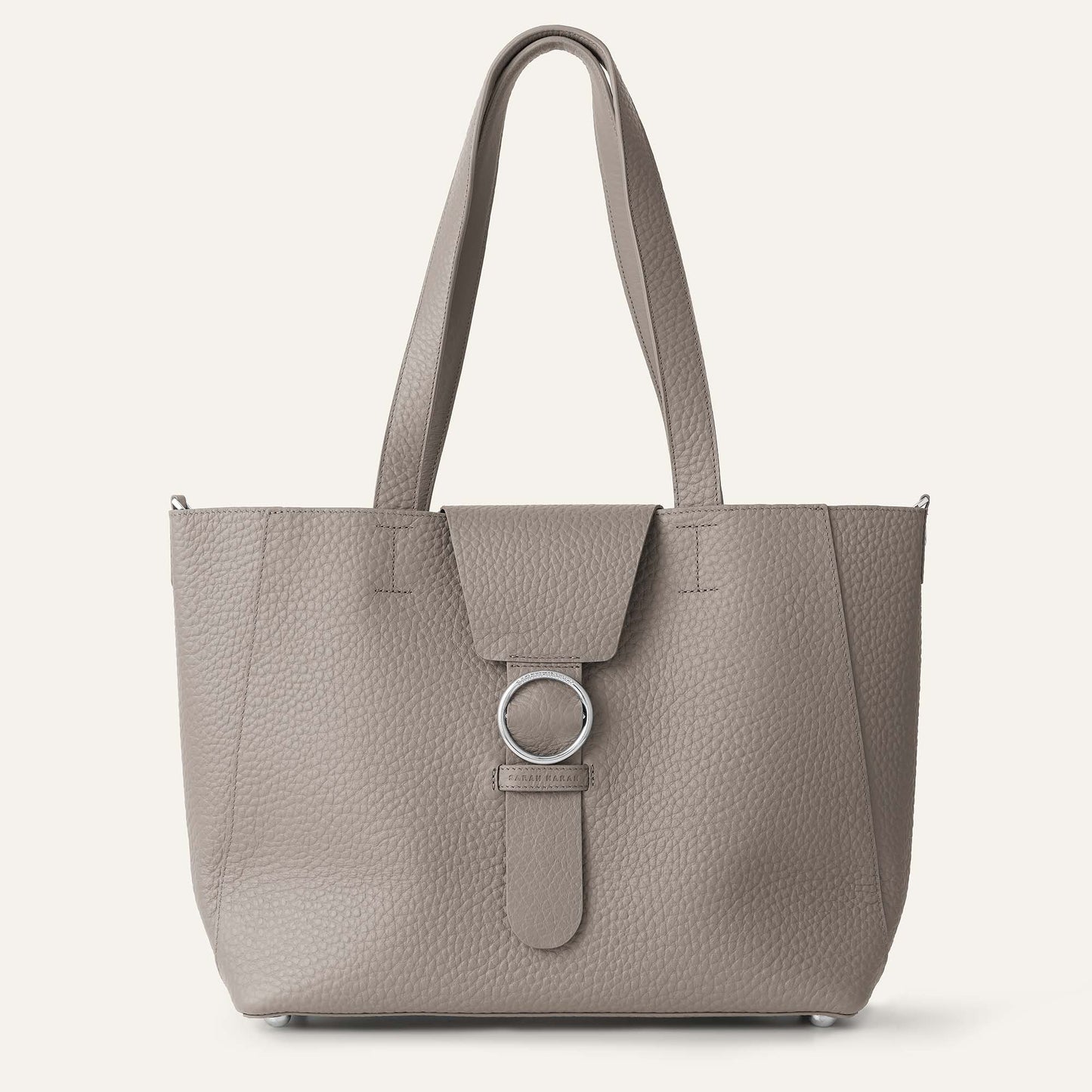 Tansy Tote | Taupe with Silver hardware