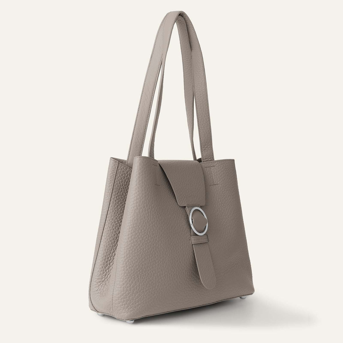 Gardenia Tote | Taupe Bicouture with Silver hardware